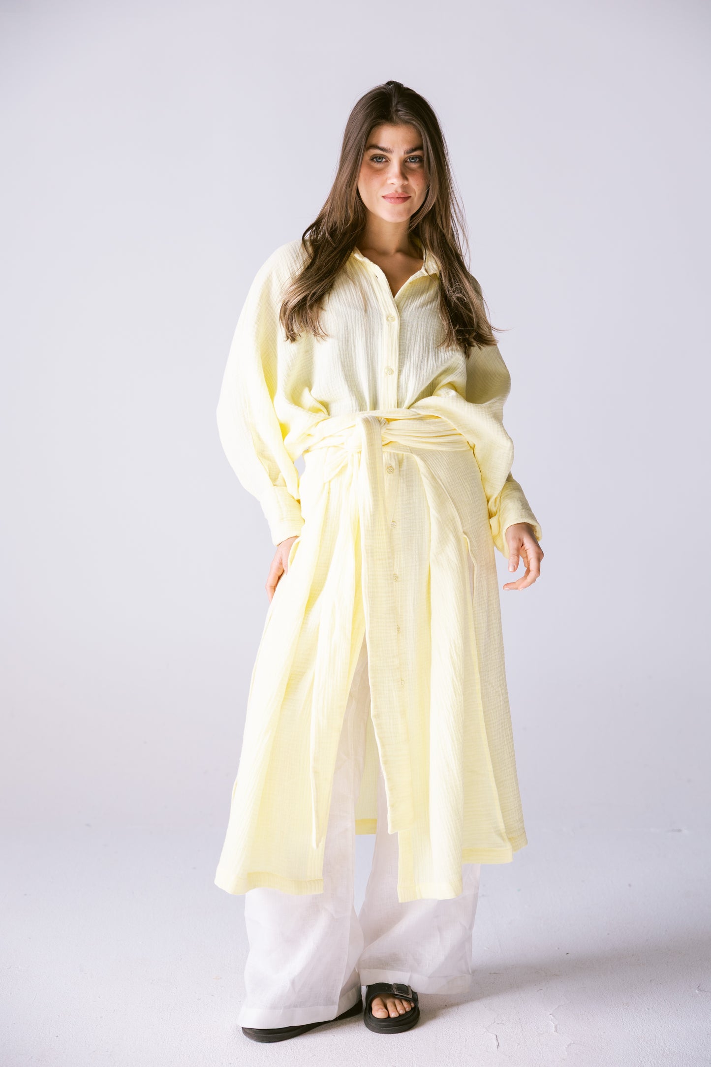 Off-Duty Shirt - Powder Yellow