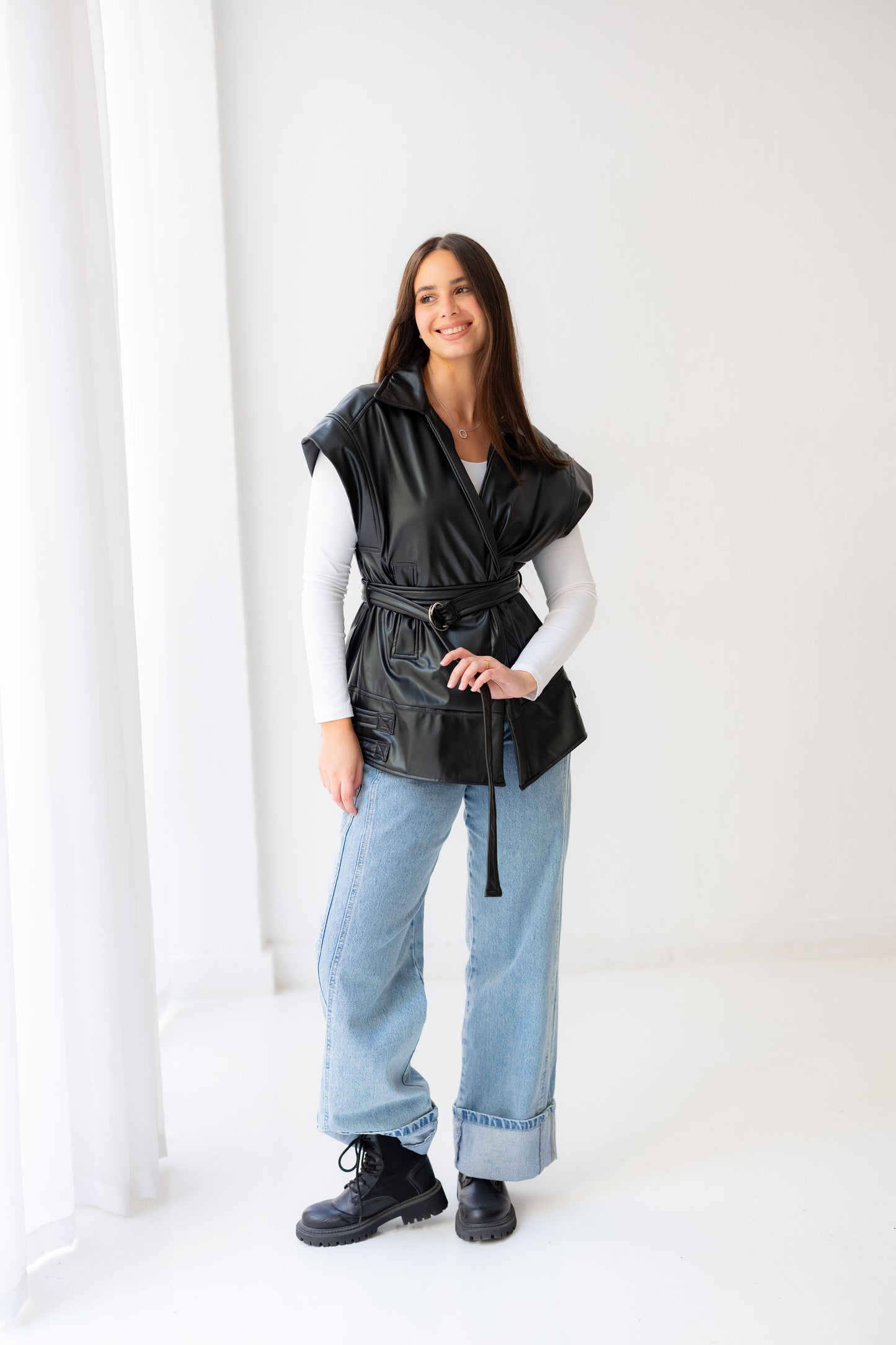 Statement Vest - Black