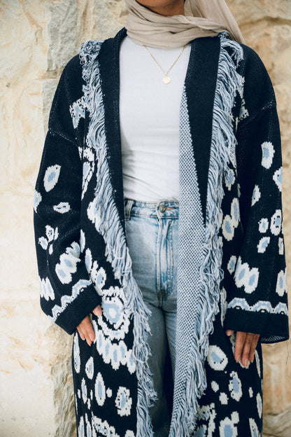 Rihla Cardigan - Navy