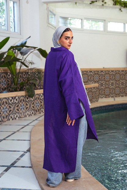 Purefold Long Top - Violet