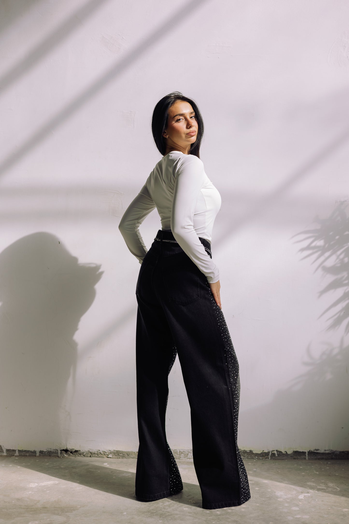 Midnight Spark Jeans - Noir Black