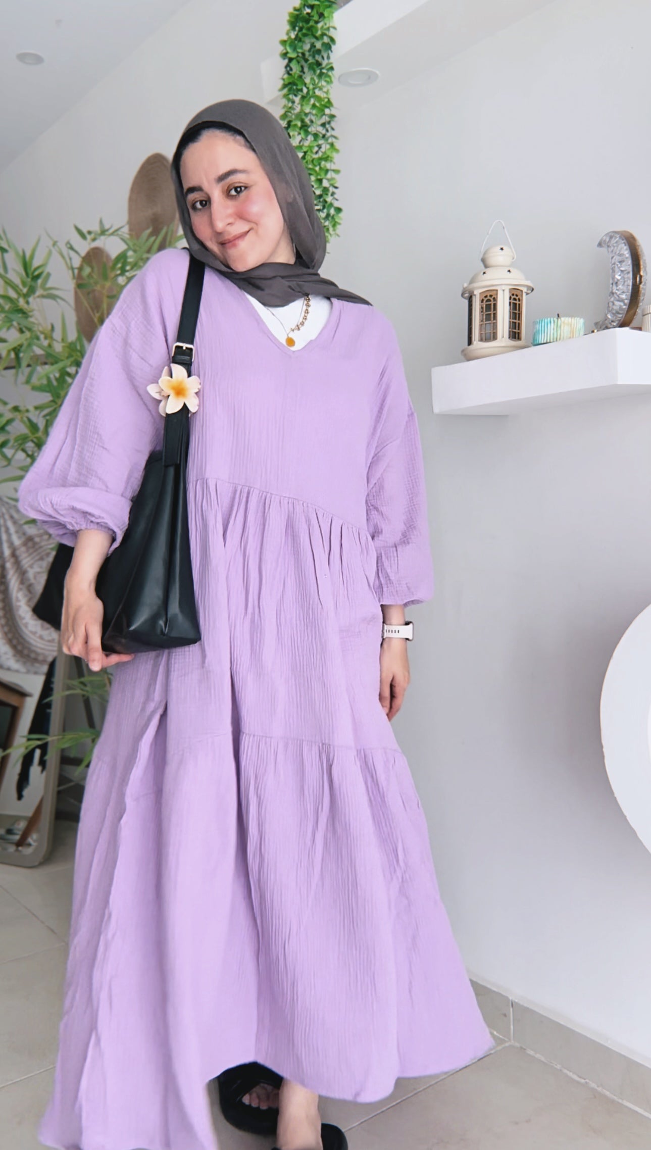 Blossom Beach Dress - Lilac