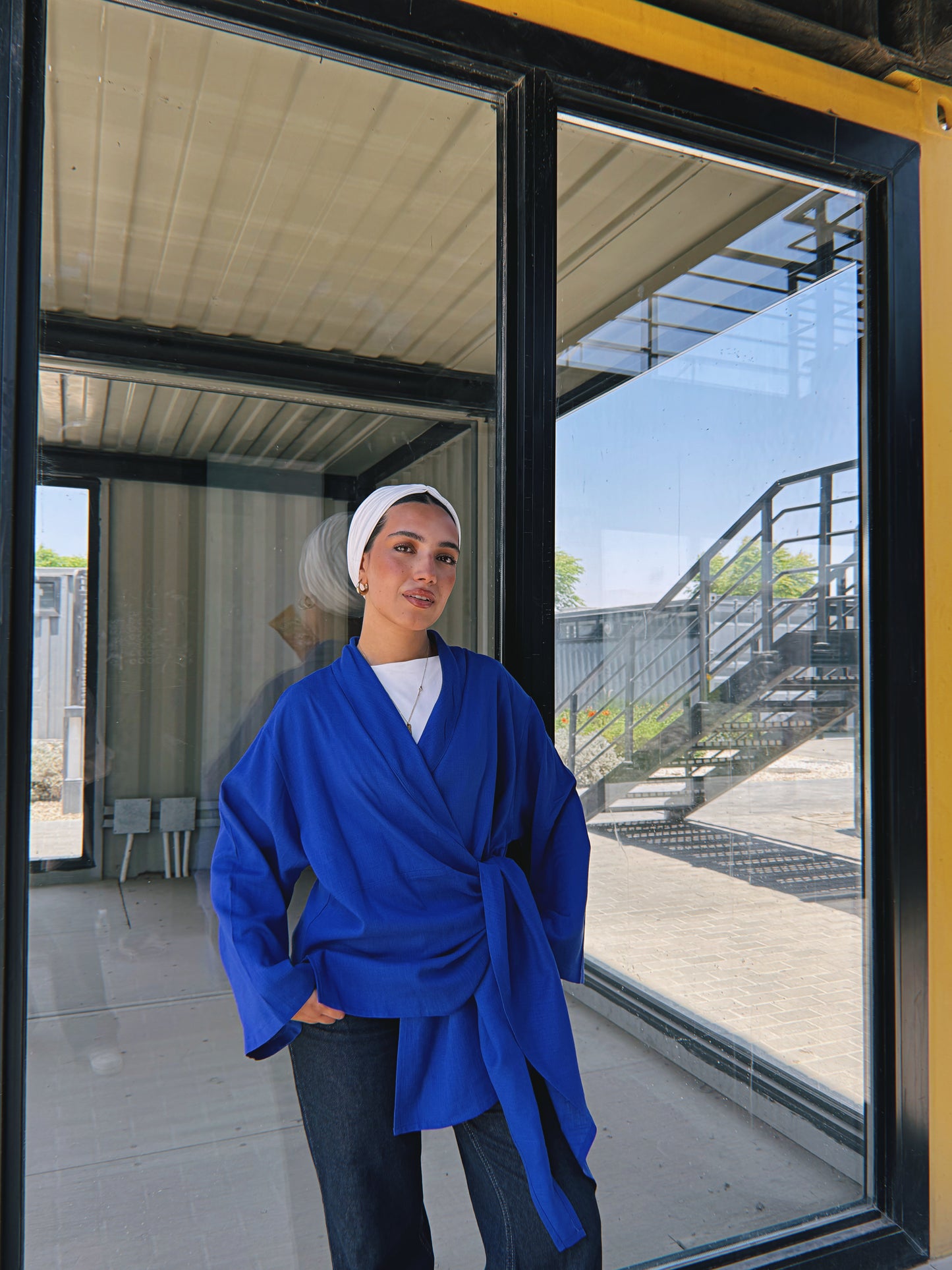 Softly Wrap Kimono - Royal Blue