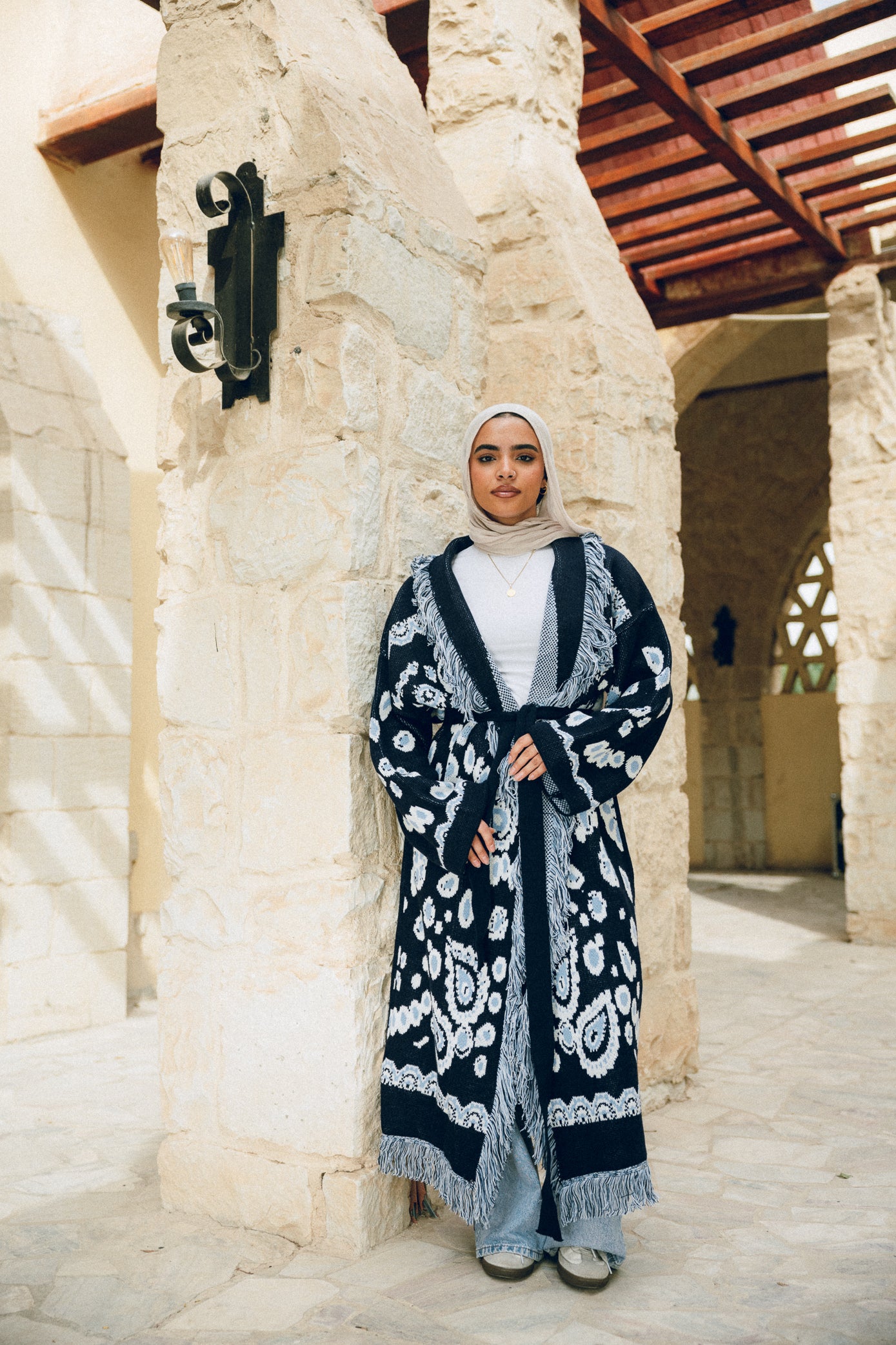 Rihla Cardigan - Navy