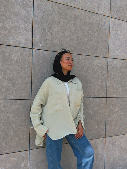 Blooming Shirt - Basil