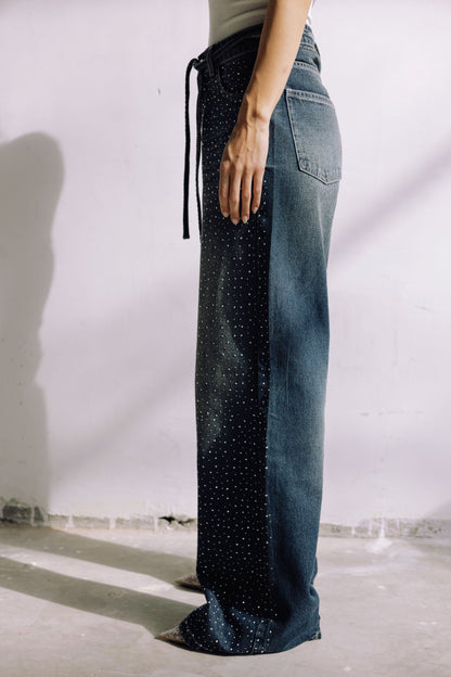 Midnight Spark Jeans - Smoky Blue