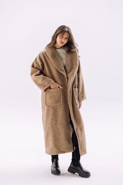 Signature Cozy Coat - Cafe