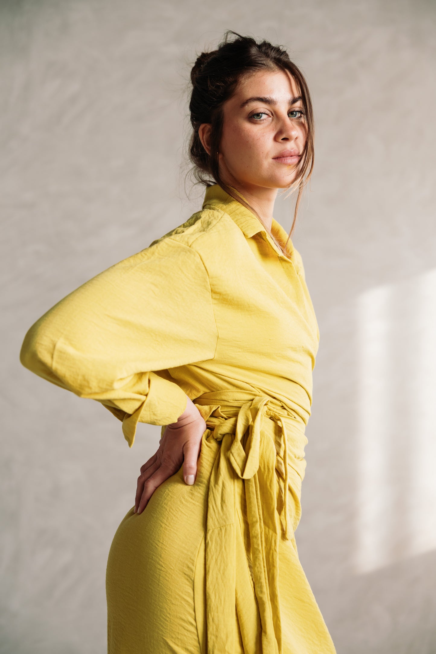 Linen Wrap Me Set - Lime