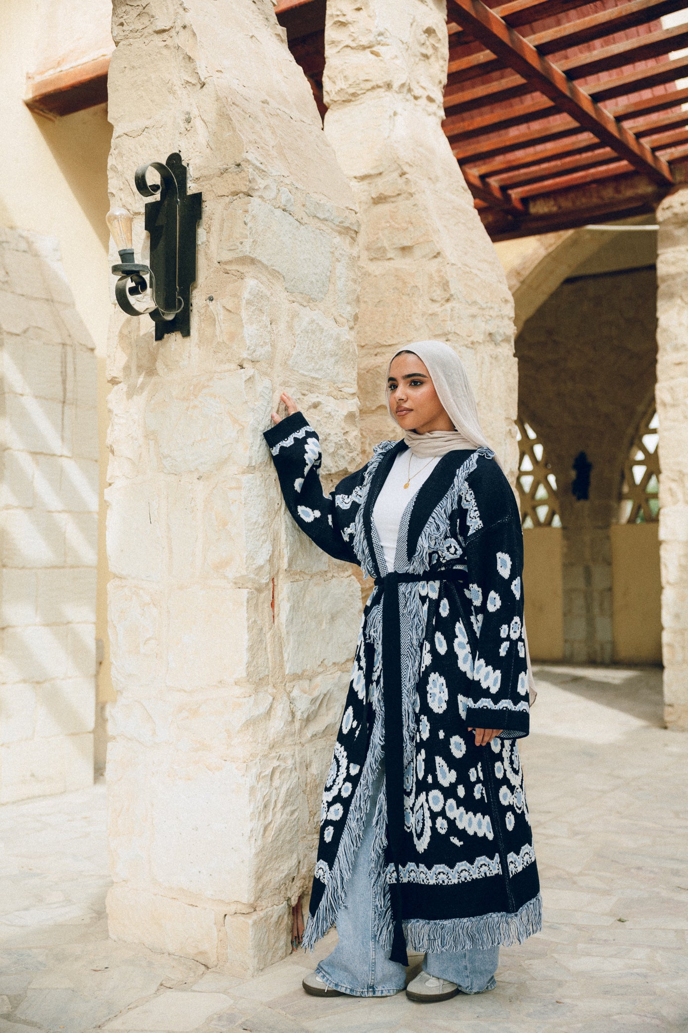 Rihla Cardigan - Navy