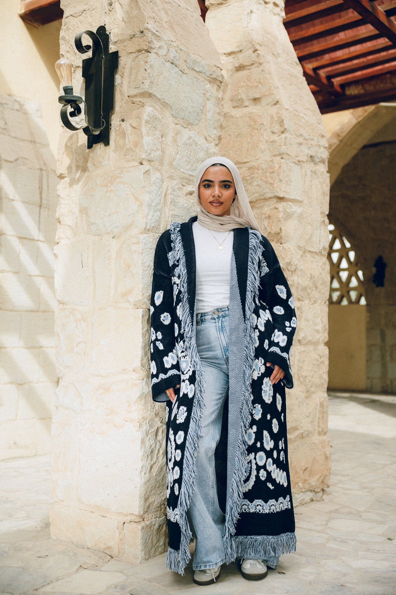 Rihla Cardigan - Navy