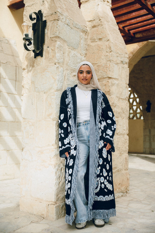 Rihla Cardigan - Navy