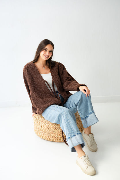 Dream Butterfly Top - Cocoa Brown