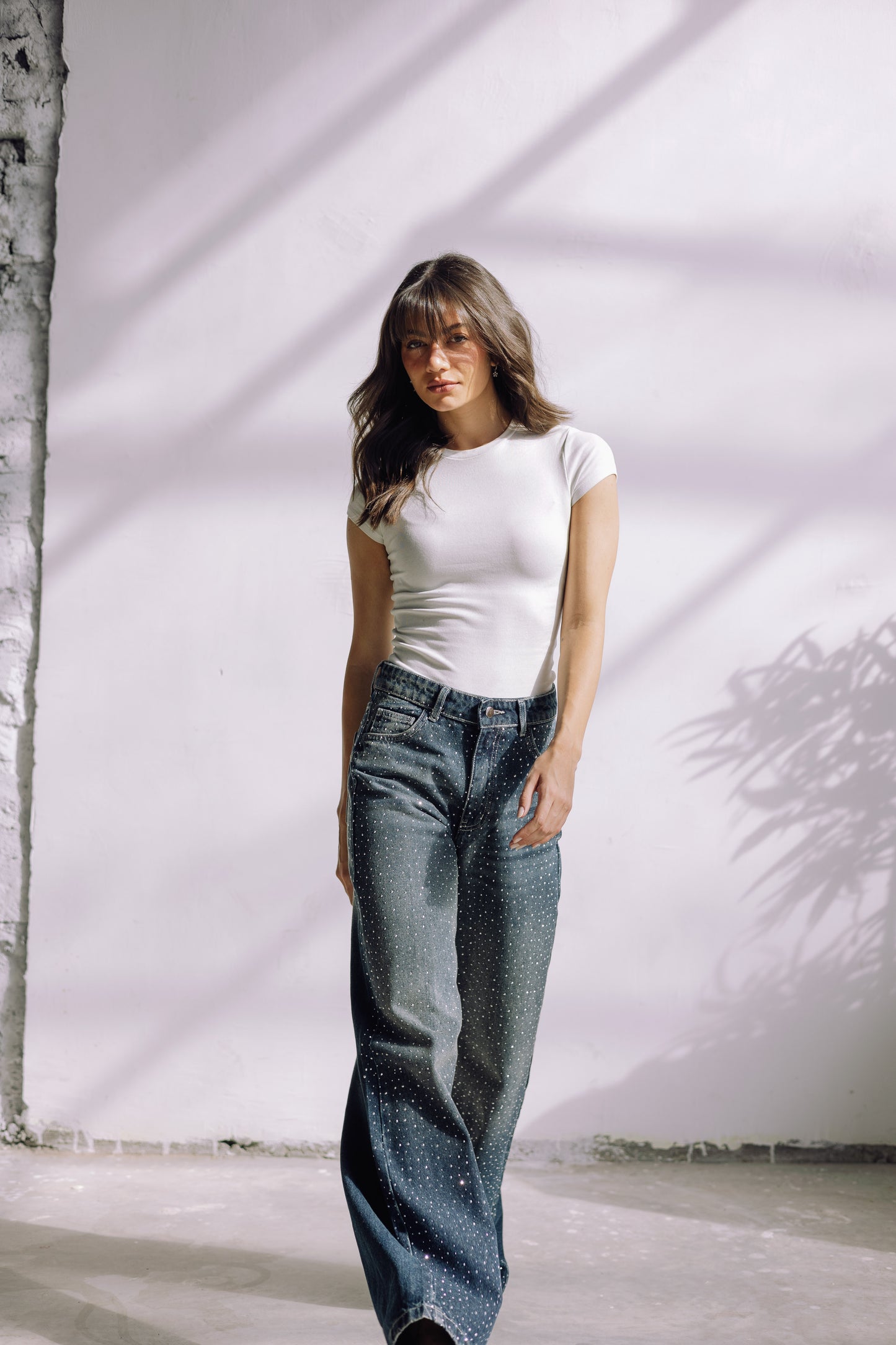 Midnight Spark Jeans - Smoky Blue