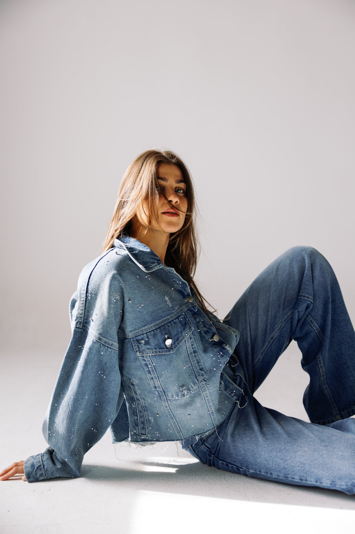 Starfall Denim Jacket - Vintage Blue