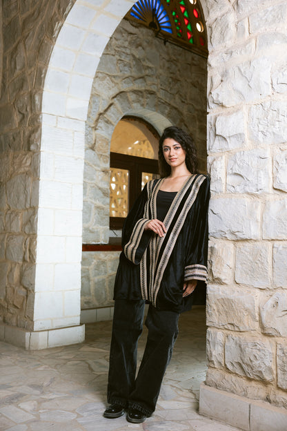 Qamar Kaftan - Black