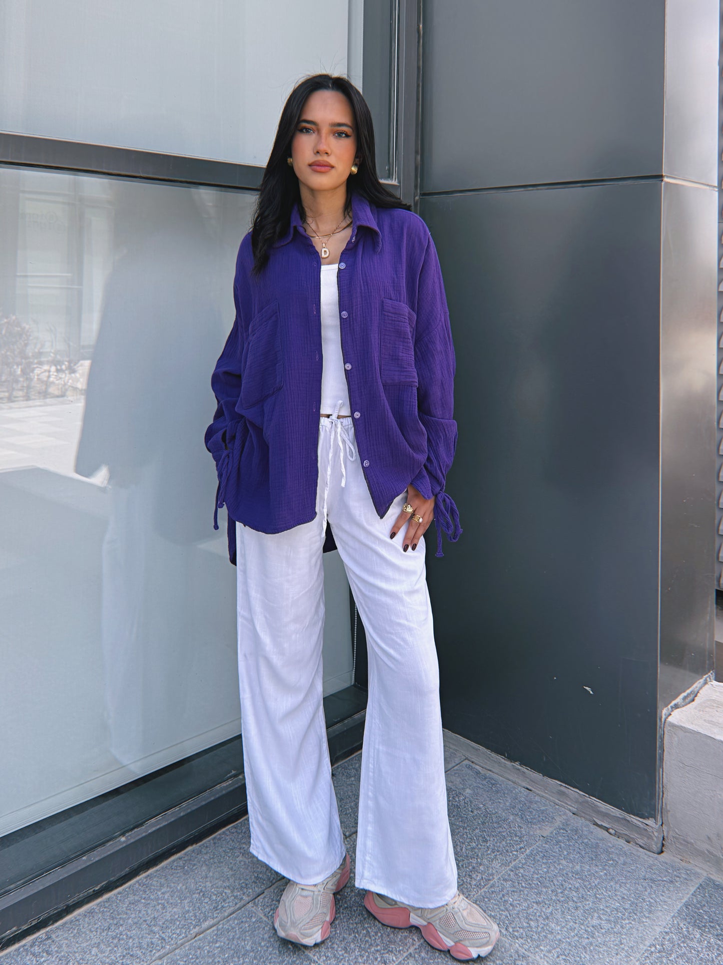 Blooming Shirt - Violet