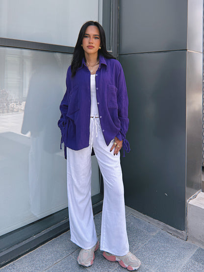 Blooming Shirt - Violet