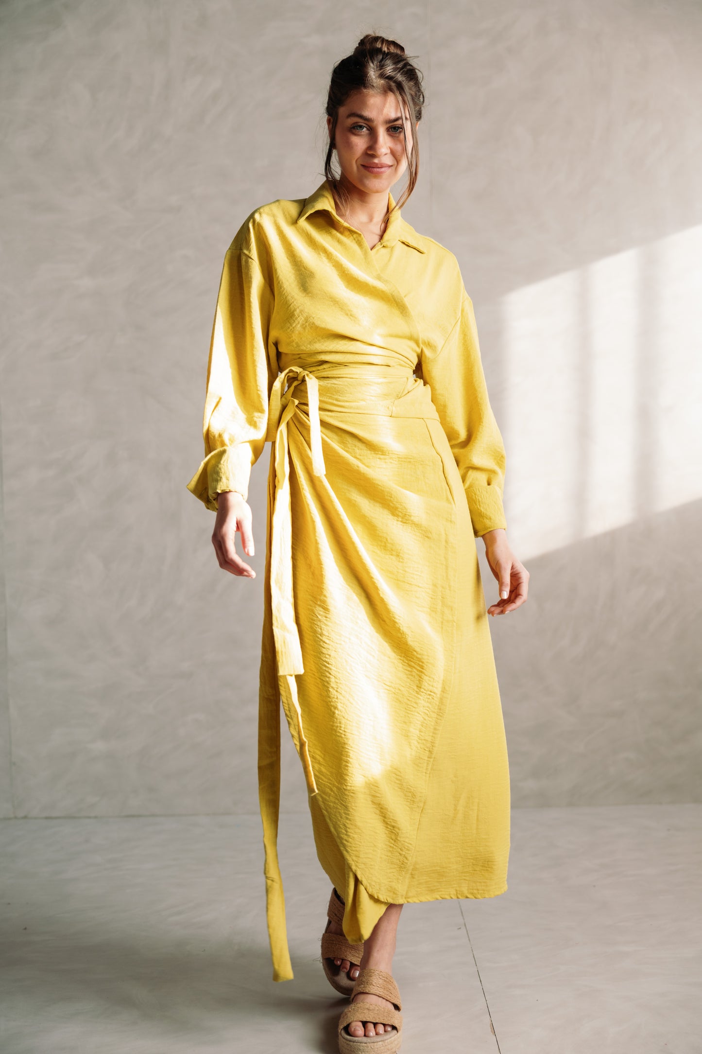 Linen Wrap Me Set - Lime