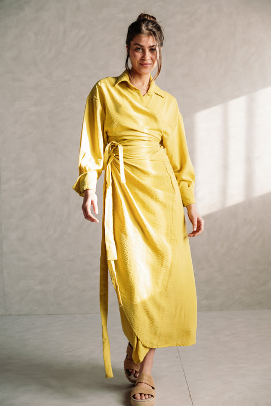 Linen Wrap Me Set - Lime