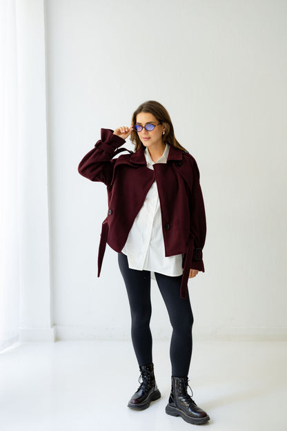 Dominant Jacket - Deep Burgandy