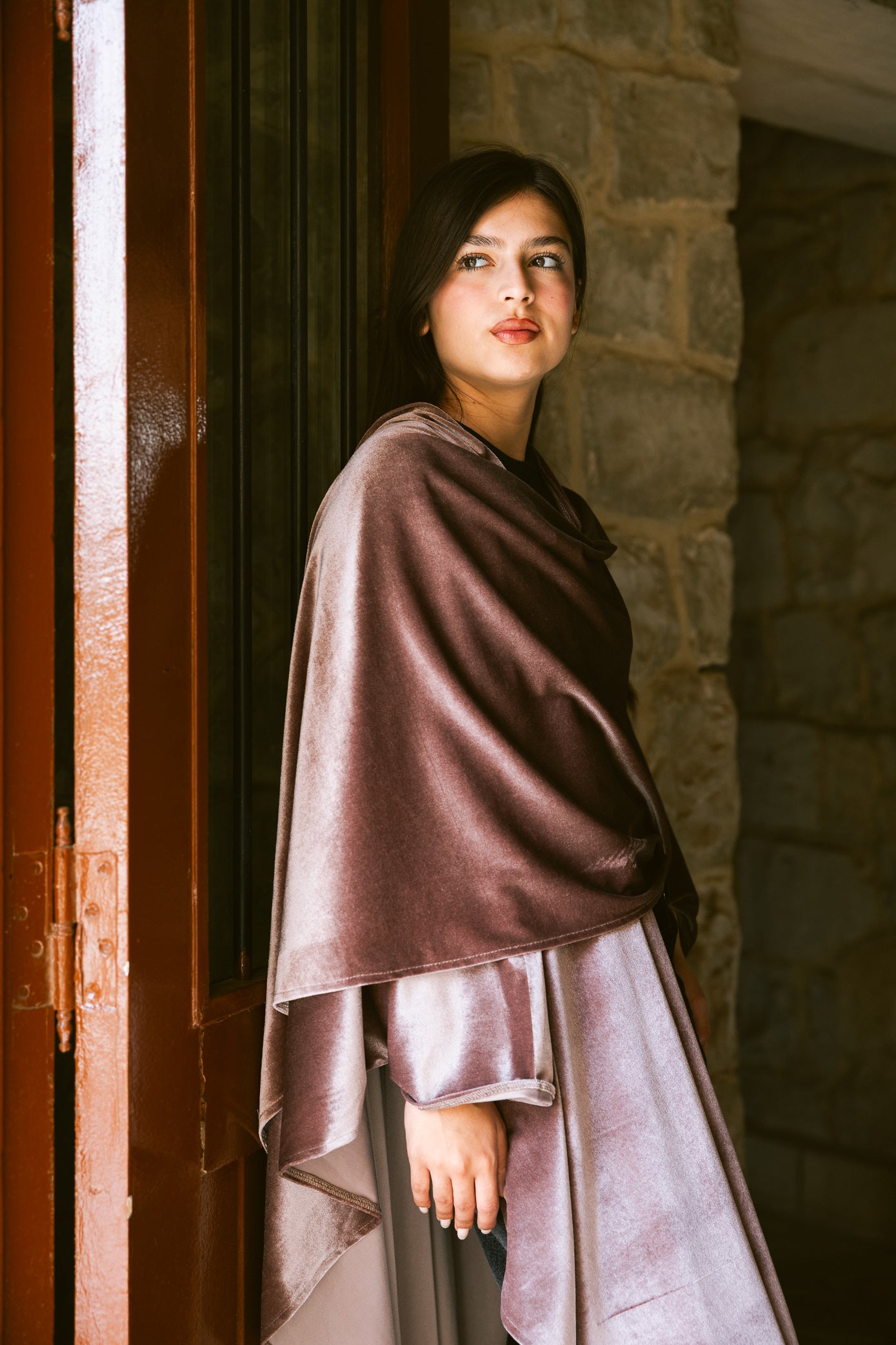 Fringe Edit Kaftan - Dusty Rose