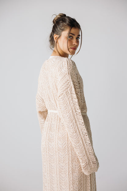 Sea Soul Knit Dress - Cream