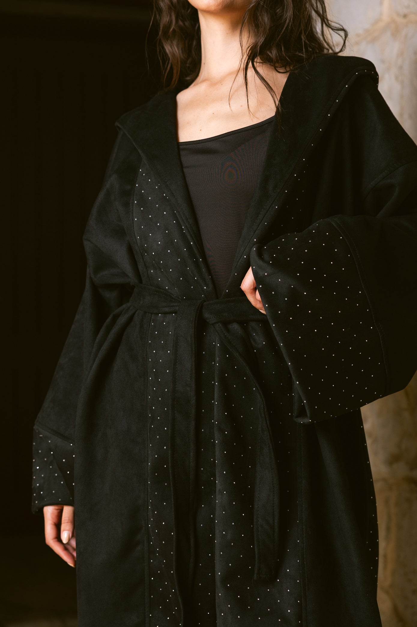 Sukoon Kaftan - Black