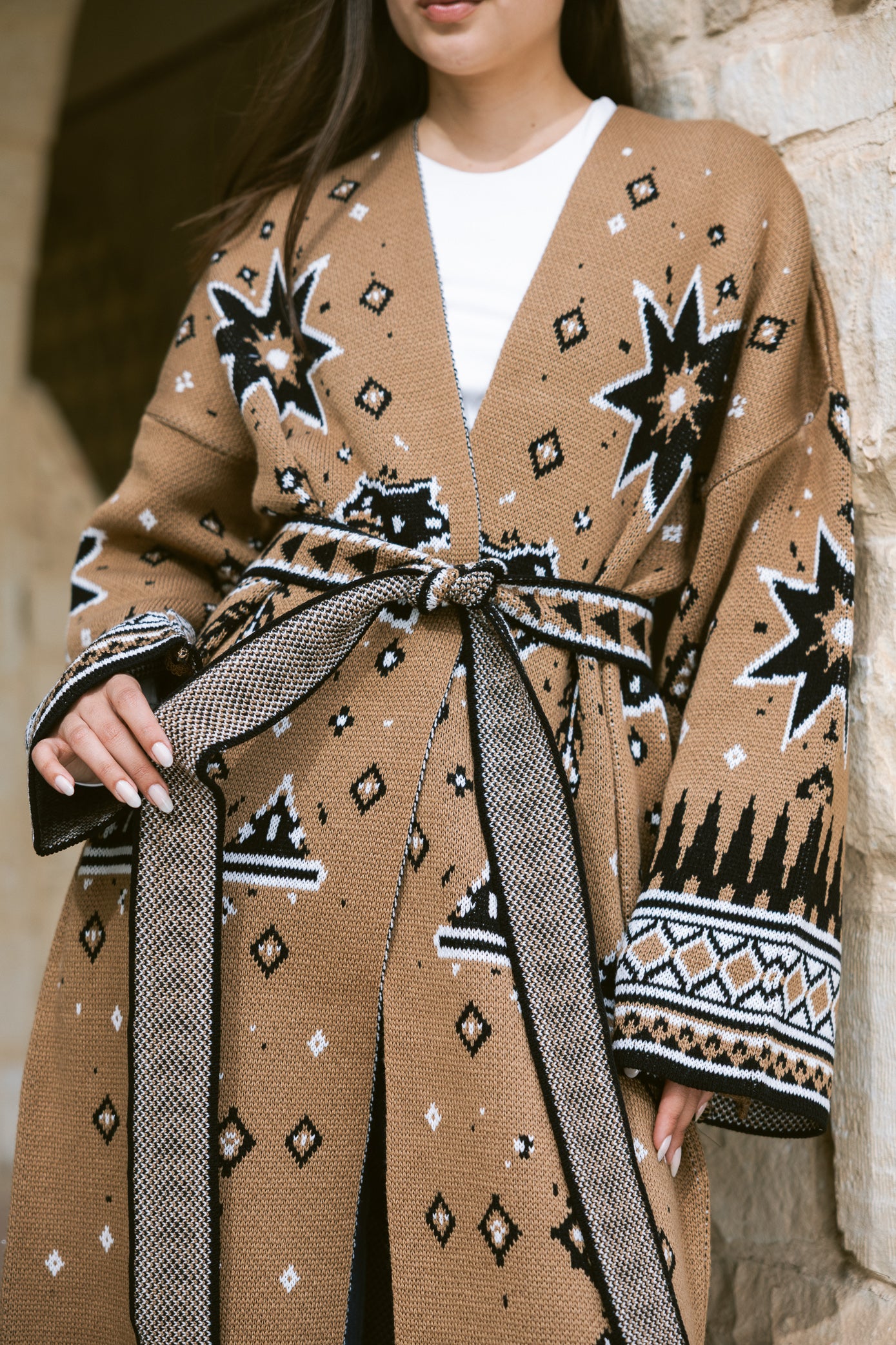 Nojom Cardigan - Sand