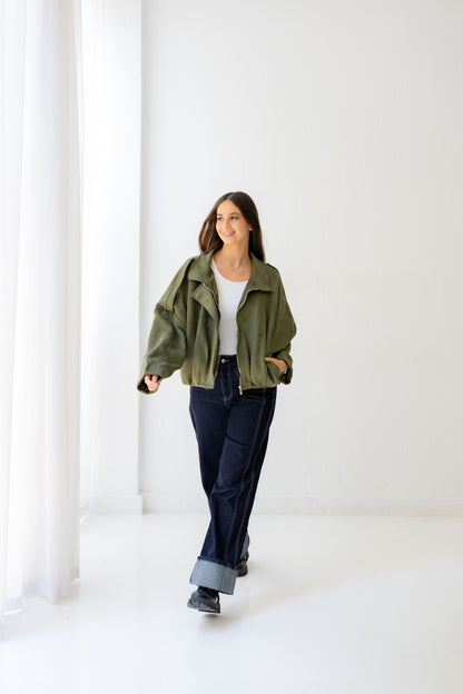 Velvet Storm Jacket - Olive