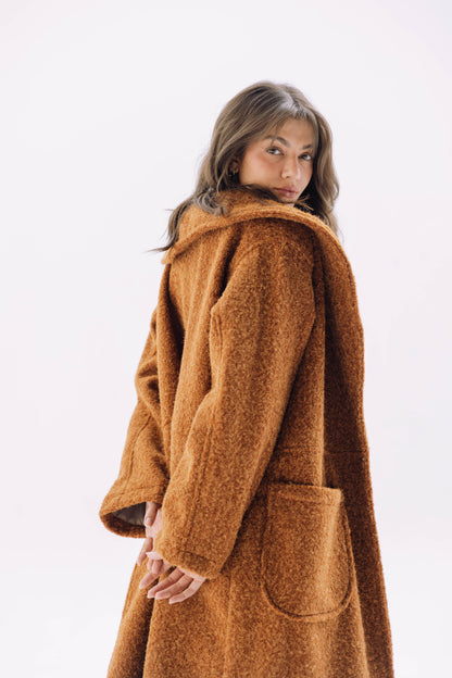 Signature Cozy Coat - Caramel Brown