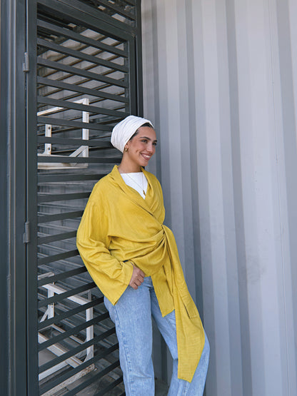 Softly Wrap Kimono - Honey