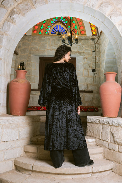 Moonfall Kimono - Black