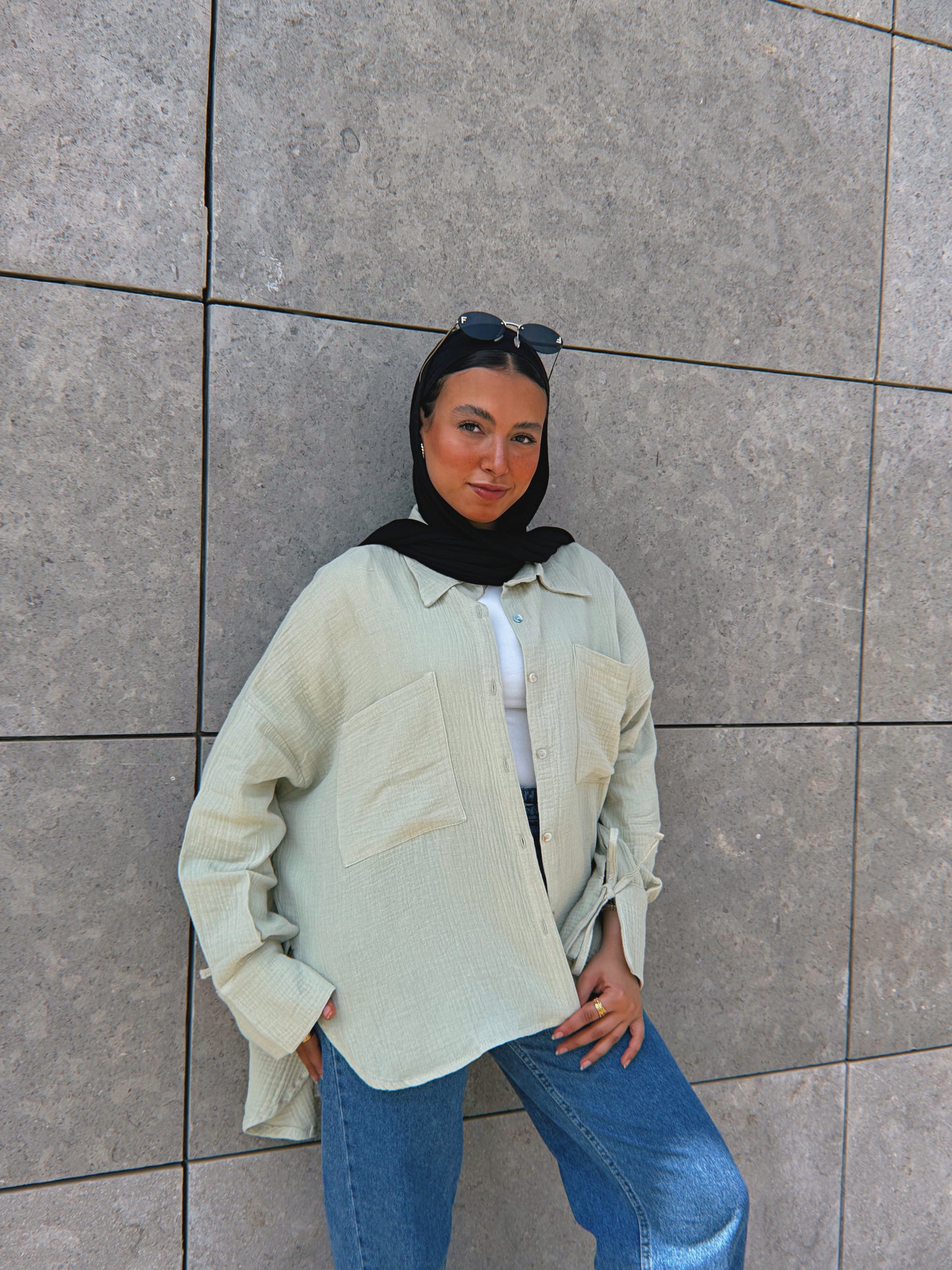 Blooming Shirt - Basil
