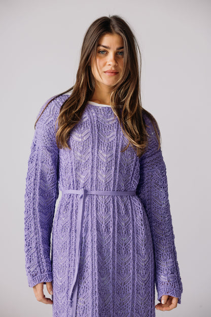 Sea Soul Knit Dress - Lilac