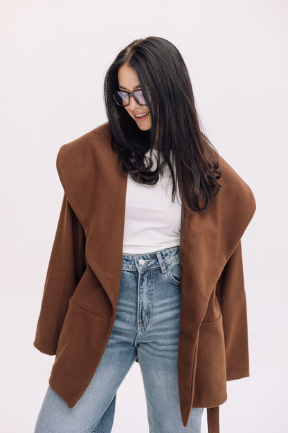 Winter Pearl Jacket - Brown