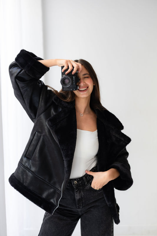 Winter Armor Leatherxfur Jacket