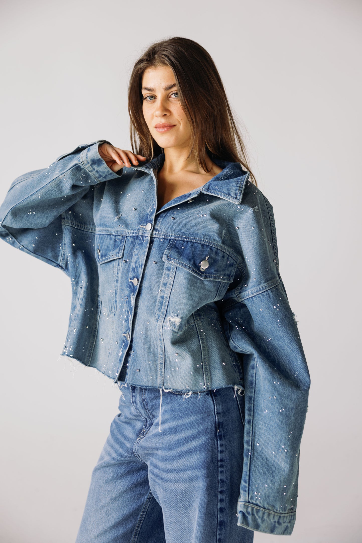 Starfall Denim Jacket - Vintage Blue