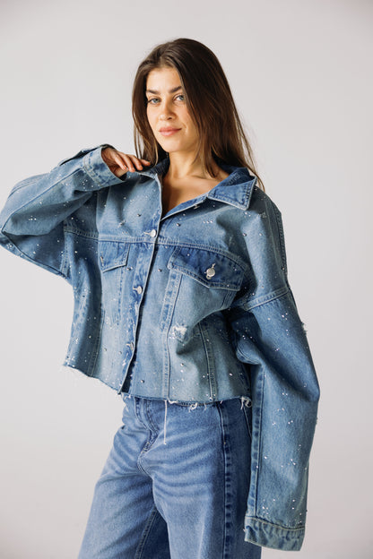 Starfall Denim Jacket - Vintage Blue