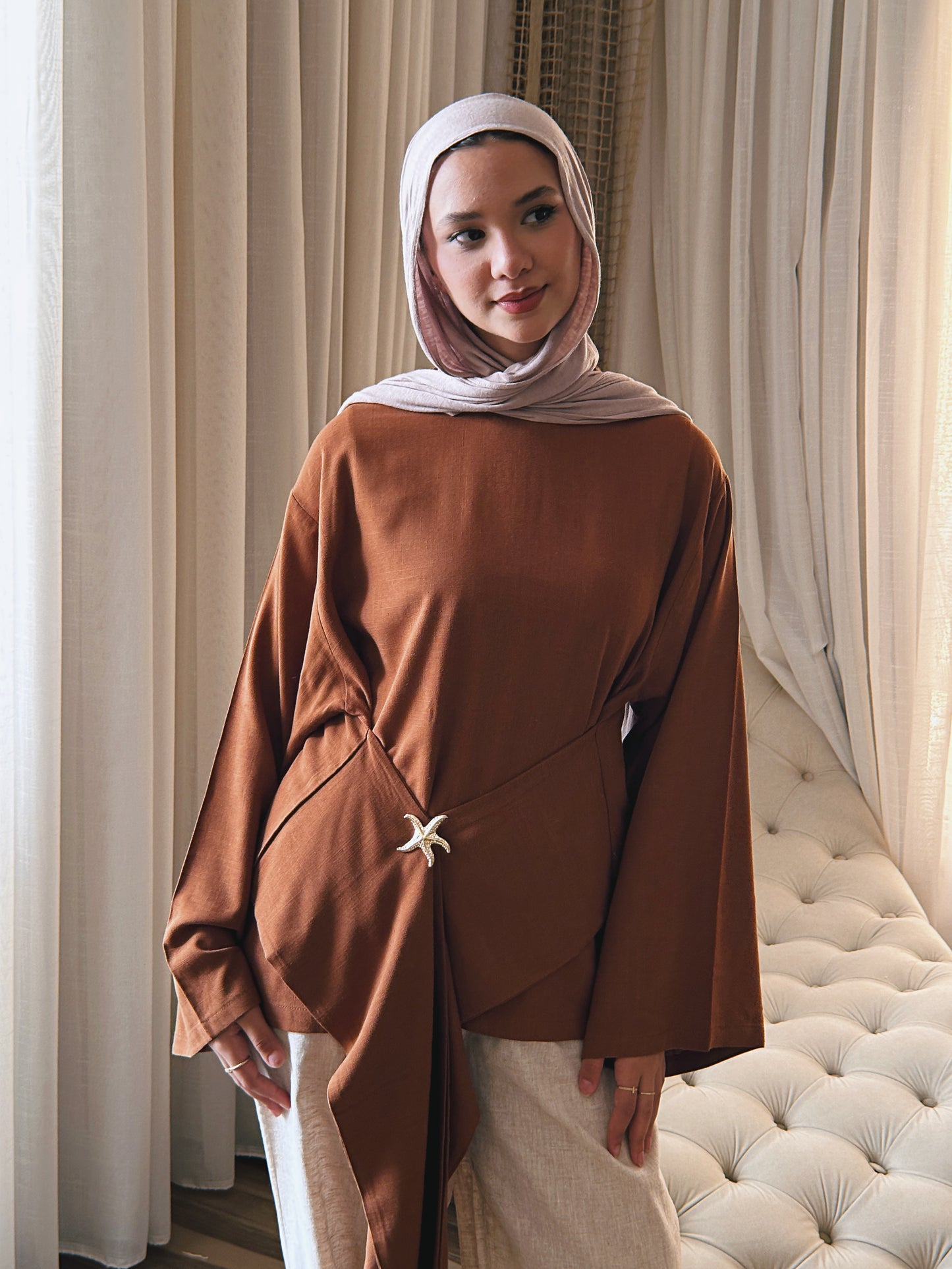 Thuraya Top - Chocolate
