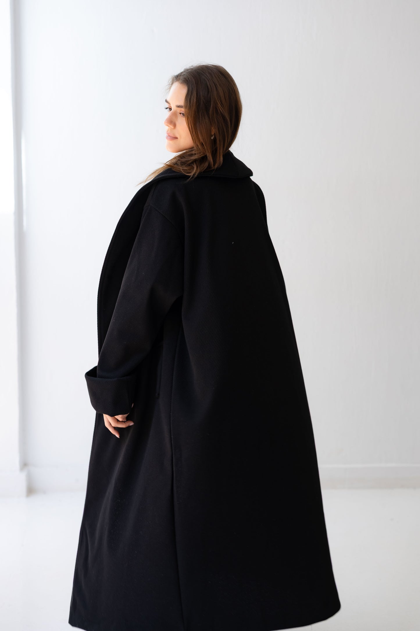 All Eyes Here Coat - Black