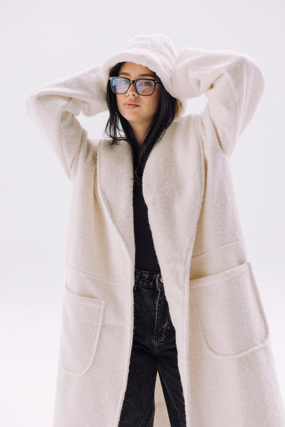 Signature Cozy Coat - Off White