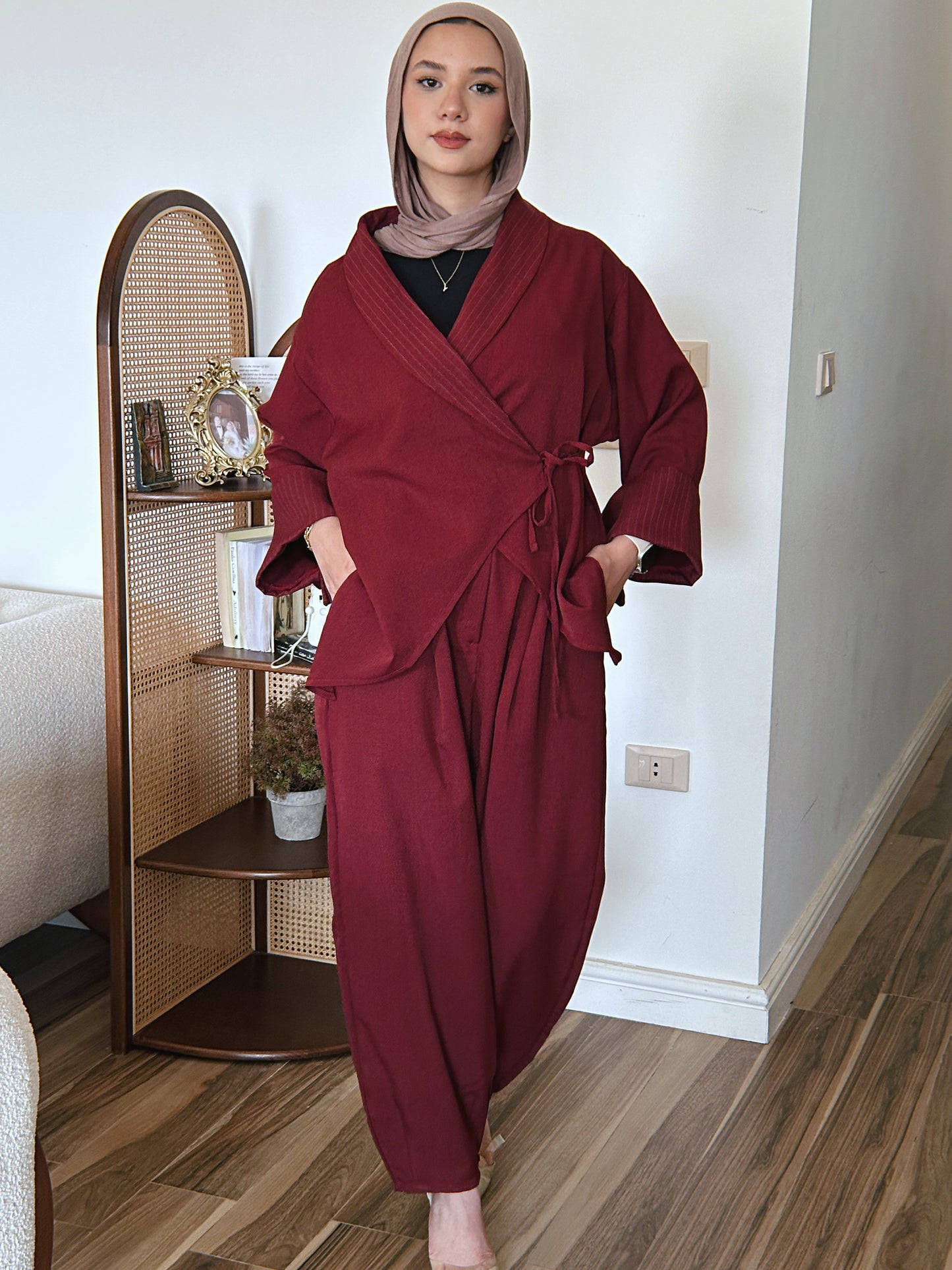 Rema Set - Burgundy