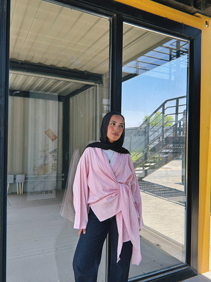 Softly Wrap Kimono - Rose