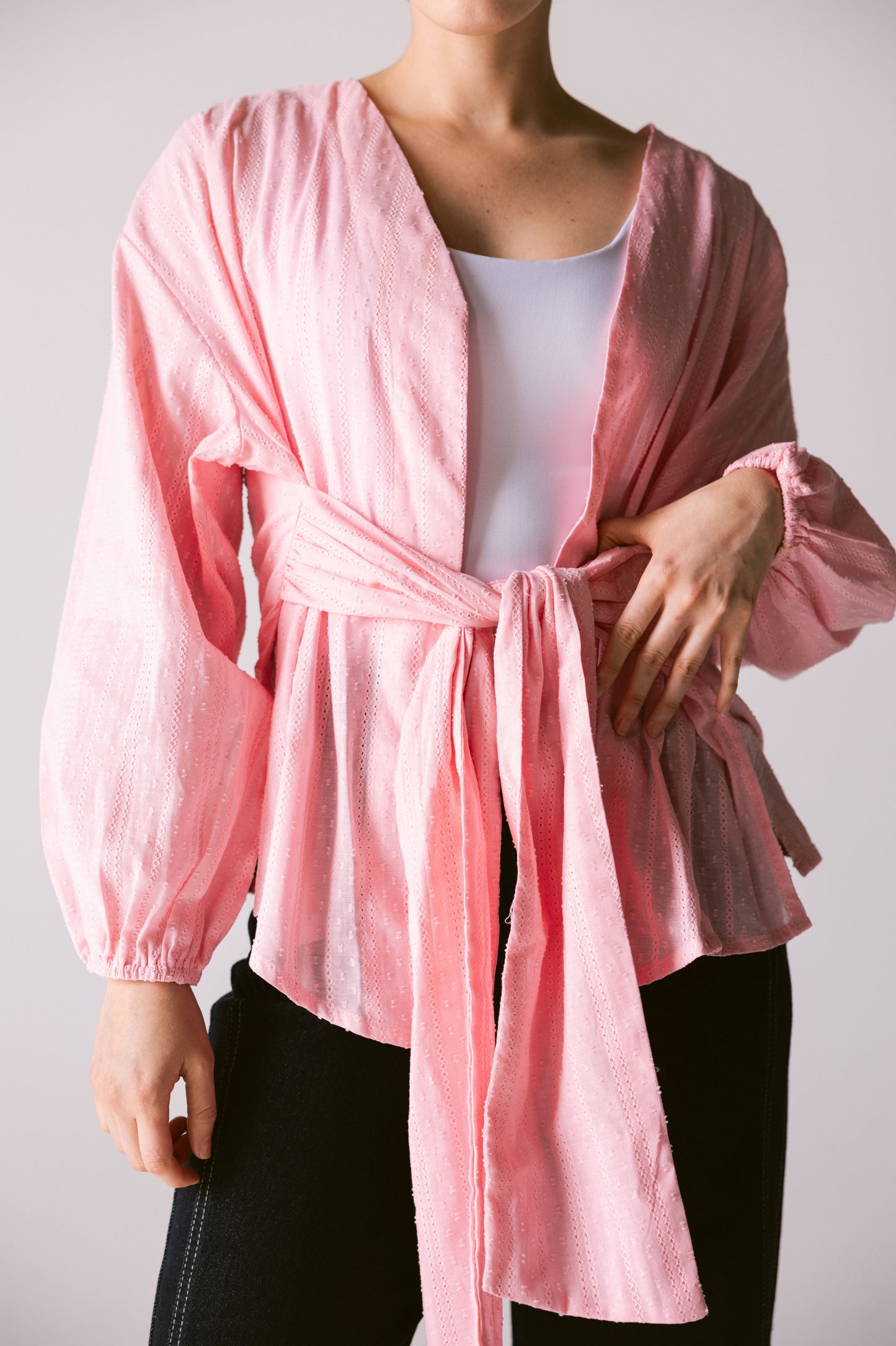 Soft Girl Energy Top - Powder Pink