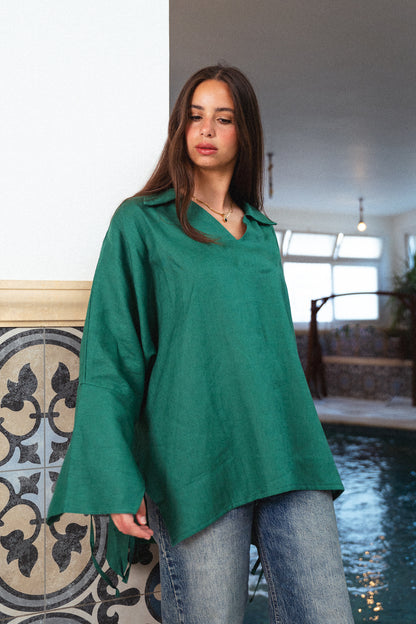 Linen Soul Top - Genzary