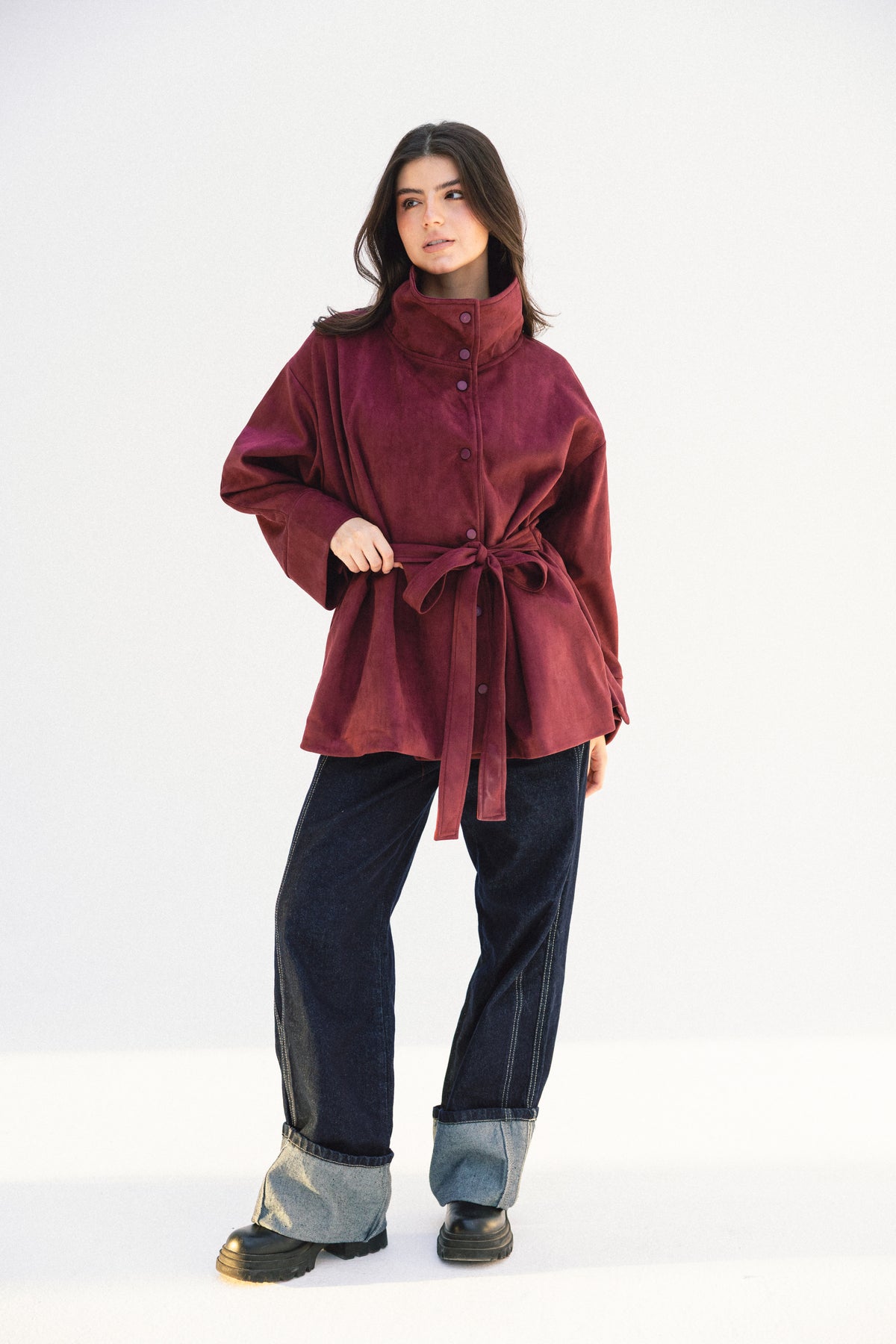 Comfort Zone Jacket - Burgundy