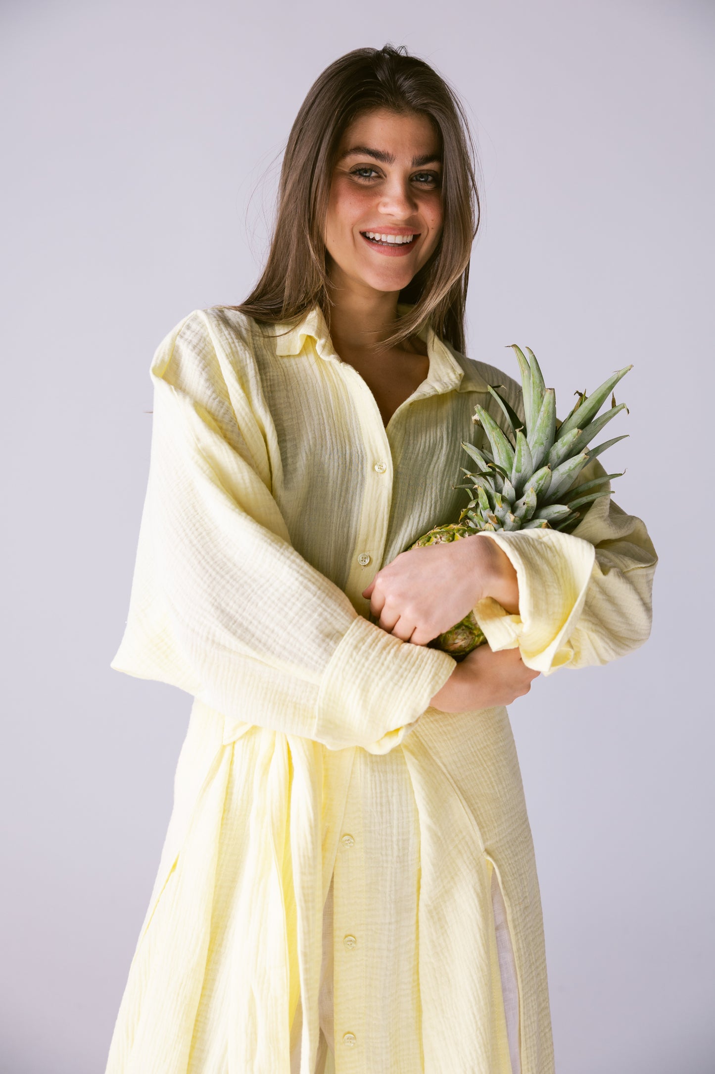 Off-Duty Shirt - Powder Yellow