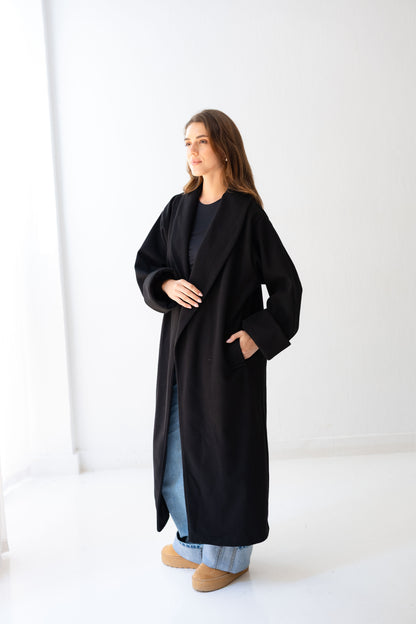 All Eyes Here Coat - Black