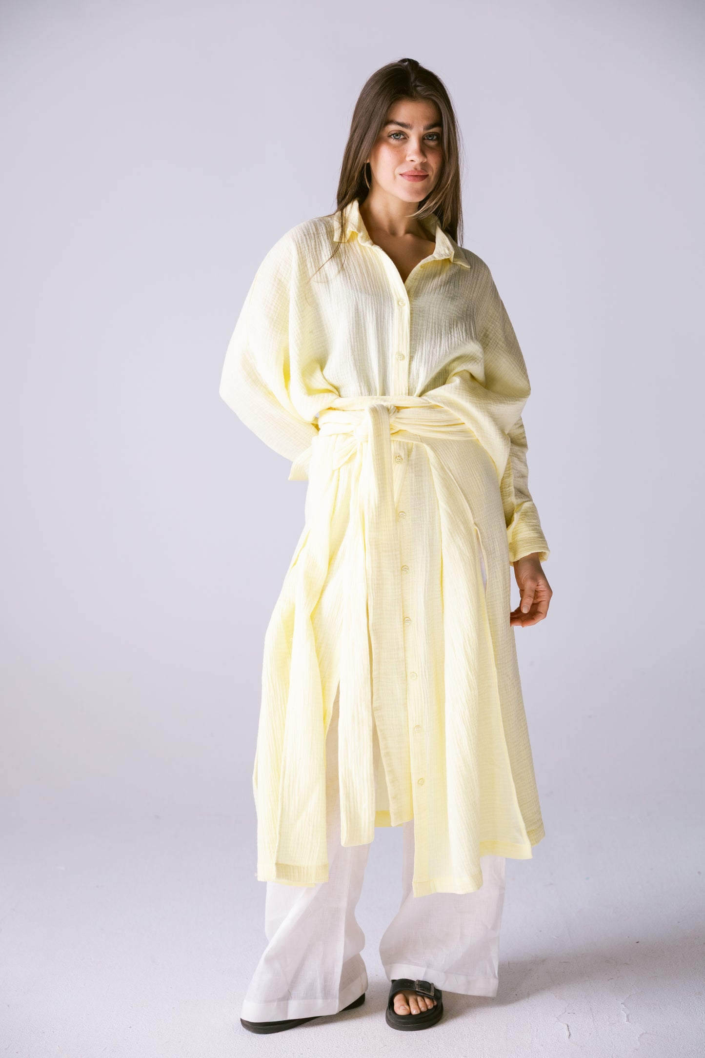 Off-Duty Shirt - Powder Yellow