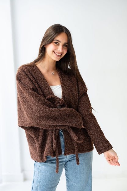 Dream Butterfly Top - Cocoa Brown